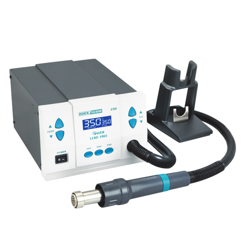 เครื่องเป่าลมร้อนกำลังสูง QUIC - Hot Air Rework Station 861Dw บทวิจารณ์และราคา