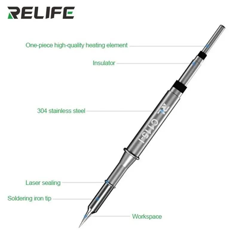 RELIFE C115-K/I/IS หัวแร้งบัดก - C115 Nano Soldering Iron Station บทวิจารณ์และราคา